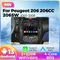 7 Zoll Autoradio 2Din Stereo für PEUGEOT 206 206CC 206SW 2000 - 2006 2007 2008 Android Auto BT Multimedia Player Carplay GPS Navi Auto GPS Multimedia Radio, 4-Kern ohne DVD Player, 2Din Stereo
