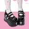 Transfer Student's Shoes Cry Cat Shoes Medical Department Shoes Thick Soled Shoes Lolita Style Shoes Platform Shoes Pant Shoes