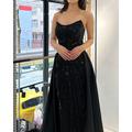 Elegantes Champagnerfarbenes Pailletten Etuikleid Abnehmbarer Satin Überrock Formelles Schnür-Ärmelloses Falten Sweep Train Kleid Hochzeiten