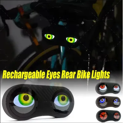 Bicycle Tail Rear Light Saddle Seatpos Bicycle Rear Light Waterproof USB Cycling Tail Taillight Bike LED Lights Bike Accessories