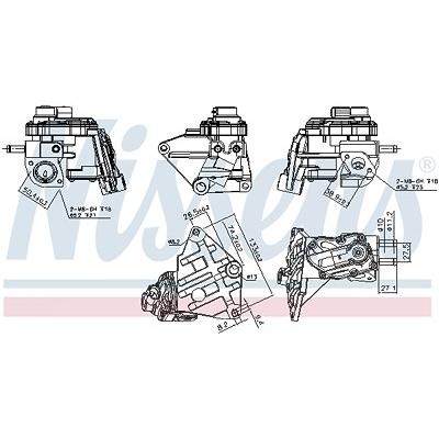 Nissens AGR-Ventil [Hersteller-Nr. 98348] für Audi, Seat, Skoda, VW Image