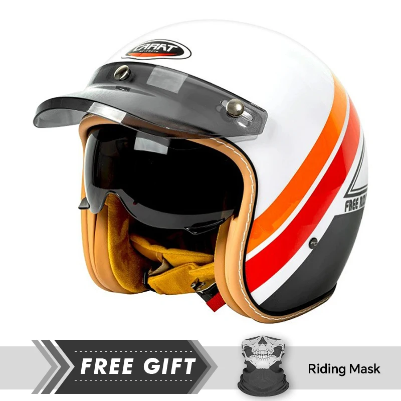 Casque De Moto Jet approuvé DOT casque De Moto visage ouvert hommes femmes Capacete De Moto matériau ABS équipements De Moto