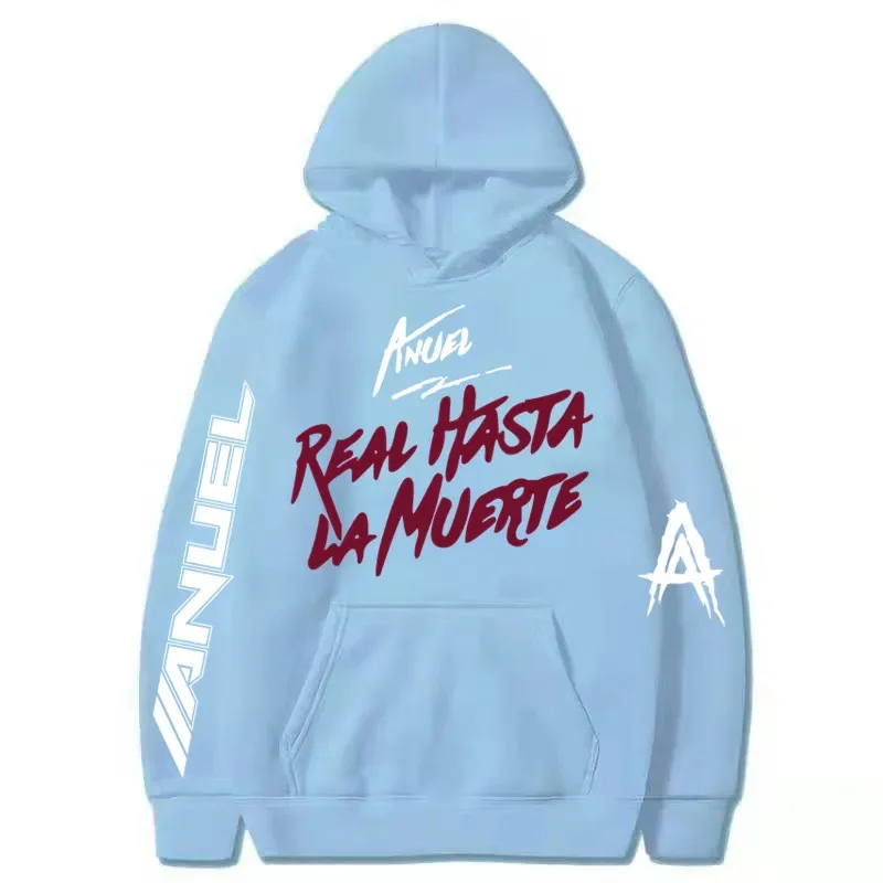 Neue Anuel AA Hoodie Männer Frauen Sweatshirt Drucken Unisex Street Hip Hop Stil Herbst Winter Mode Hip Hop Tops Kleidung Männlich