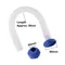 Kit de piscine en plastique, adaptateur de montage de tuyau d'écumoire pour pièces de piscine Intex avec tuyau de piscine avec séparateur de Surface mural, piscine propre