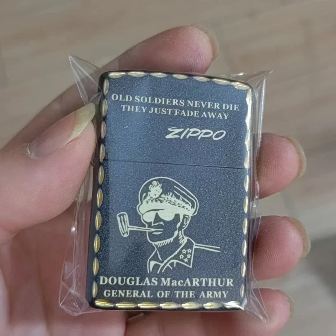 Zippo Feuerzeug Frosted Case mit MacArthur Pattern Windproof Collection im Karton Image