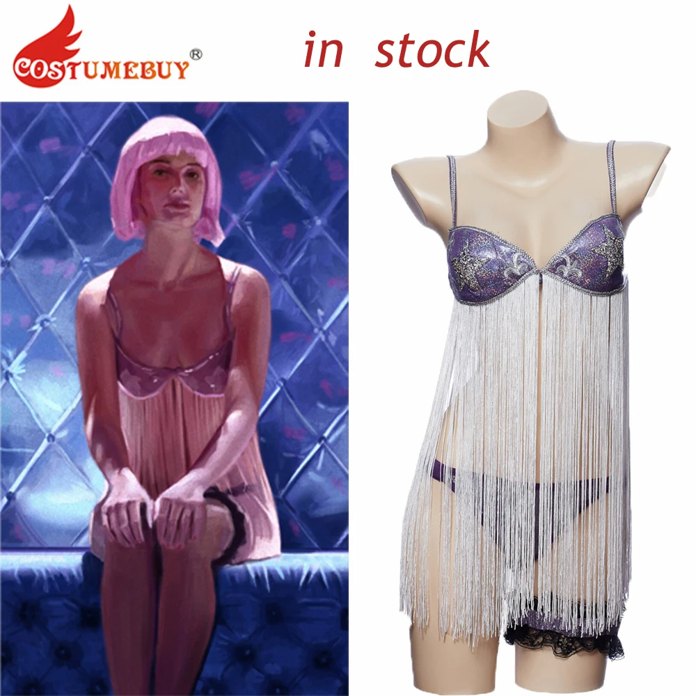 Closer Alice Costume Women Alice Ayres Movie Stripper Cosplay Costume Sexy Halloween Outfit Bikini Set Natalie Portman Costumes