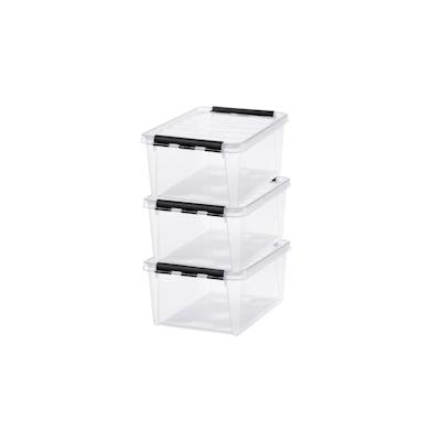 Satz von 10 - Aufbewahrungsbox 25L mit Deckel SmartStore - Lebensmittelsicher Image