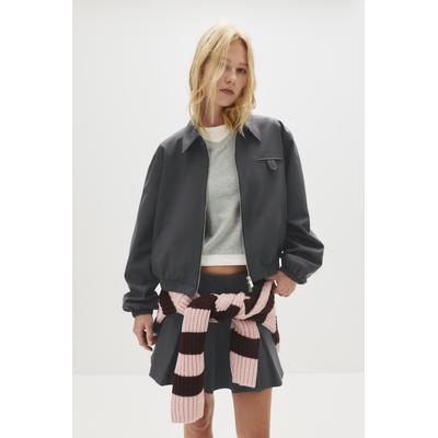 Bomber Jacket With Zipper