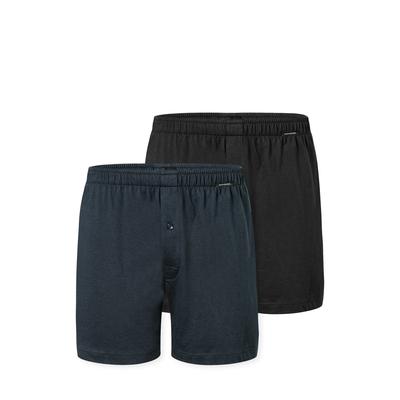 Boxershorts SCHIESSER "Boxershorts Multipacks", Herren, Gr. 14, 908, sonstiges, Single Jersey, Obermaterial: 100% Baumwolle, unifarben, normal, Unterhosen, lockere Passform, mit Eingriff, Gummizug Image
