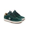 Sneaker DC SHOES "DC Astrix Se", Gr. 14(48,5), schwarzgrün, sanftes weiß, 94.3% Leder, 5.7% Synthetikmaterial, Schuhe