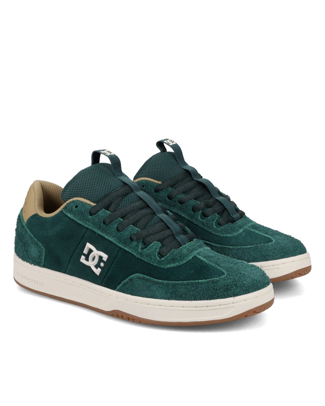 Sneaker DC SHOES "DC Astrix Se", Herren, Gr. 8,5(41), weiß (schwarzgrün, sanftes weiß), 94.3% Leder, 5.7% Synthetikmaterial, Schuhe Sneaker