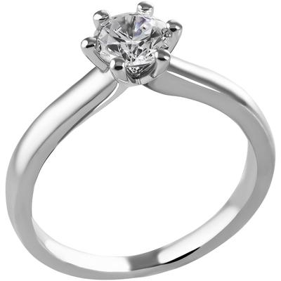 Fingerring FIRETTI "Schmuck Geschenk Silber 925 Damenring Verlobungsring Ring Solitär" Gr. 62, silber (silberfarben, kristallweiß, kristallweiß), Fingerringe, Damen, 62, Silber 925 (Sterlingsilber), 3mm, mit Zirkonia (synth.) Image