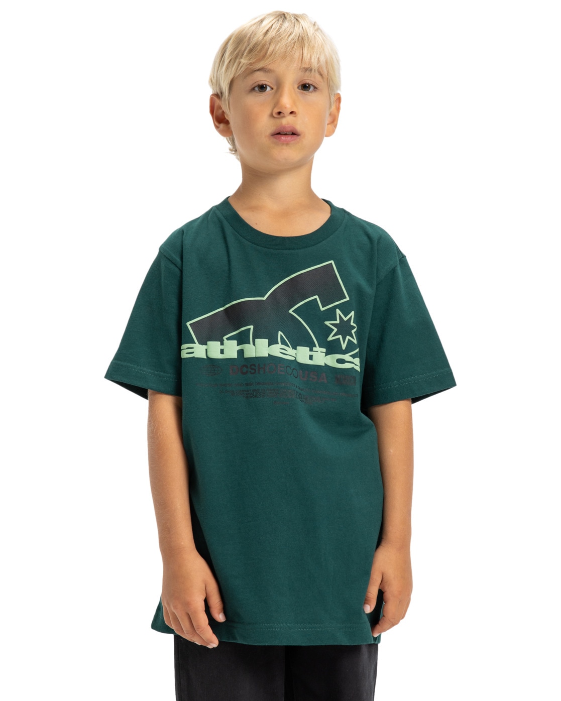 T-Shirt DC SHOES "Slathletic", Kinder, Gr. 16(165-172cm), rosa (ponderosa pine), 75% Baumwolle, 25% Baumwolle, Shirts