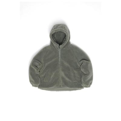 Mazine - Women's Faux-Fur Hooded Jacket - Freizeitjacke Gr S grau/oliv Image
