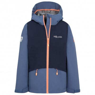 Trollkids - Girl's Gjende Jacket - Regenjacke Gr 110 blau Image