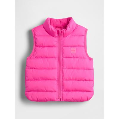 Gap Pink ColdControl Puffer Vest (6mths-5yrs)