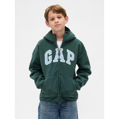 Gap Green VintageSoft Logo Zip Hoodie (4-13yrs)