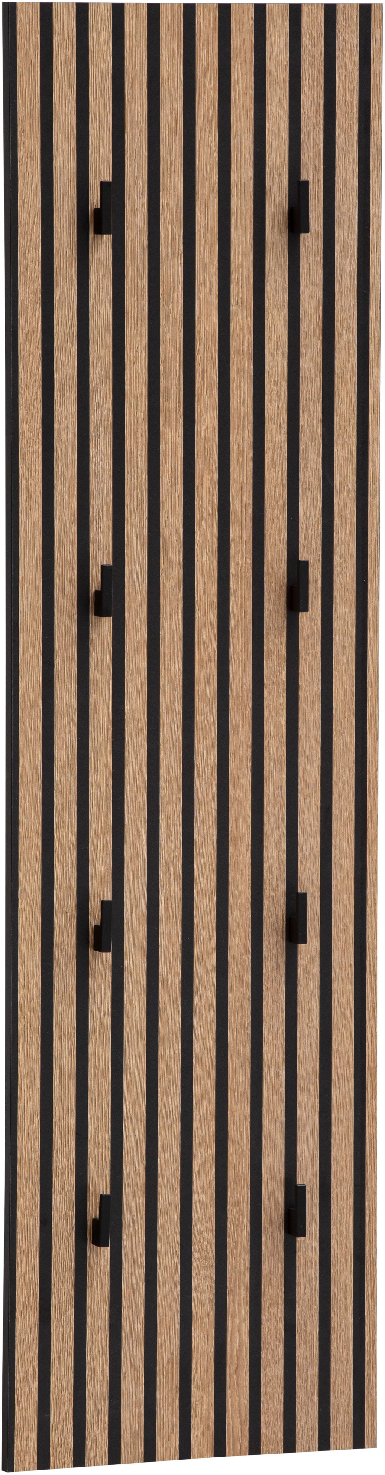 Garderobenpaneel SCHILDMEYER "Ryker Hakenpaneel, Breite 30 cm", akustikpaneel, optik, B:30cm H:110,6cm T:2,6cm, Holzwerkstoff, Garderobenpaneele, Garderobenpaneel