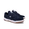 Sneaker DC SHOES "Construct", Gr. 8,5(41), blau (navy, blau), 54.6% Leder, 20.9% Synthetikmaterial, 25.5% Polyester, Schuhe