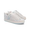 Sneaker DC SHOES "Court Graffik", Gr. 10(42), weiß (sanftes weiß), 55.99% Leder, 43.71% Synthetikmaterial, 0.3% TPU, Schuhe
