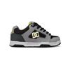 Sneaker DC SHOES "DC Coiler", Gr. 8(40,5), grau (grau, grau, schwarz), 42.52% Leder, 34.74% Synthetikmaterial, 22.74% Polyester, Schuhe