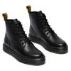 Schnürboots DR. MARTENS "Brookline Crazy Horse Leder Chukka", Herren, Gr. 46, schwarz, Leder, klassisch, Schuhe, Schnürboots, Boots mit Anziehlasche