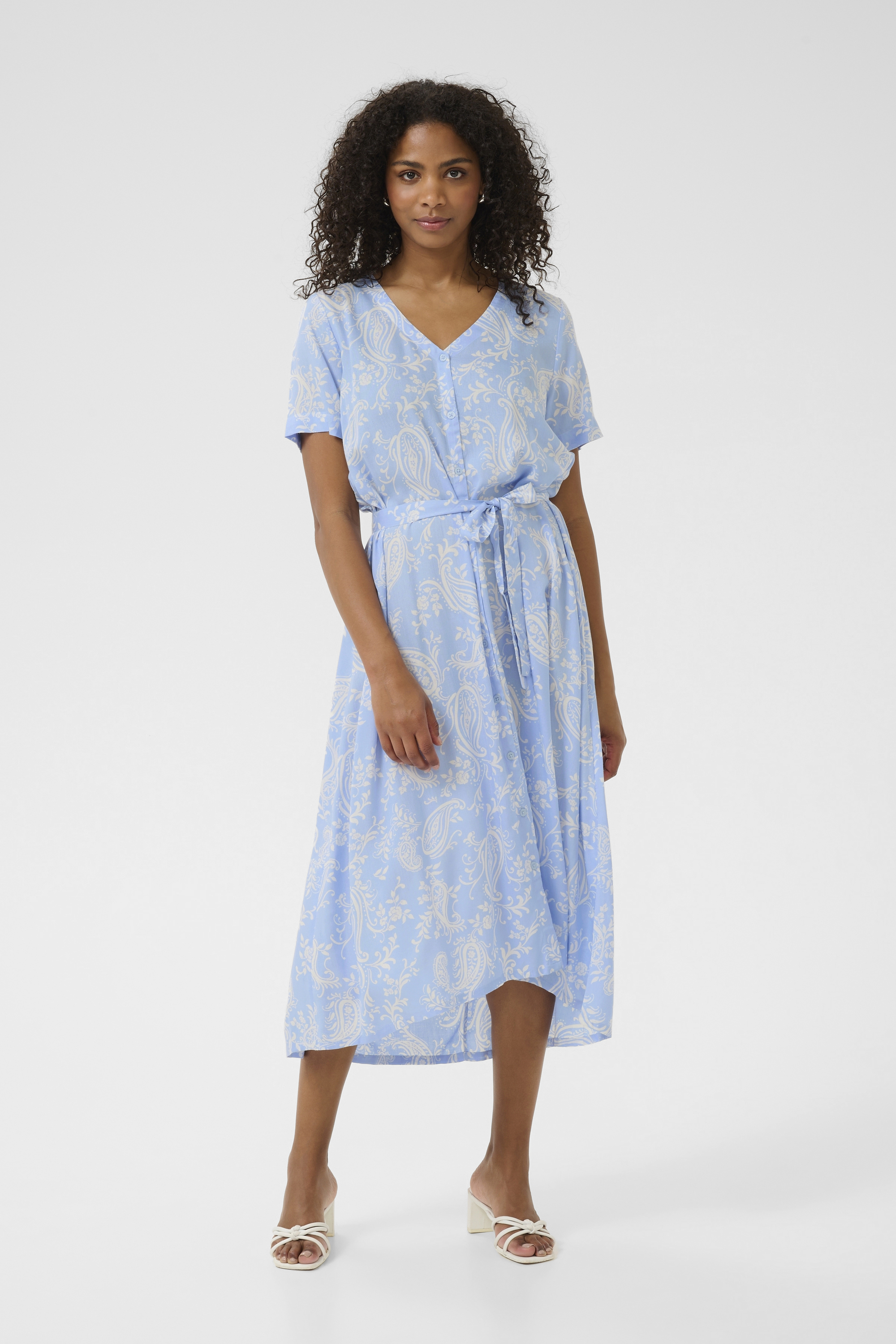 Kleid KAbeathe A-shape blue white Image