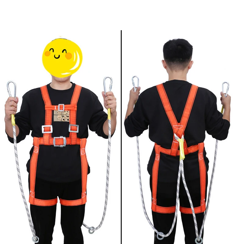 Harnais de sécurité extérieur, ceinture de sécurité pour le travail à haute Altitude à cinq points, gilets de sécurité réglables, équipement de protection pour l