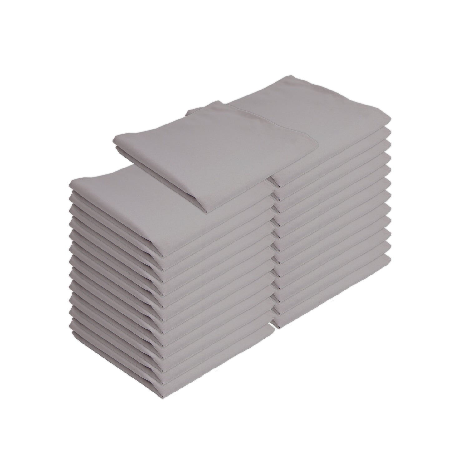 Arkwright Home Mariposa Poly Spun Napkin 20x20 Light Gray (25/Pack) (PNP-NAP-GREY-25)