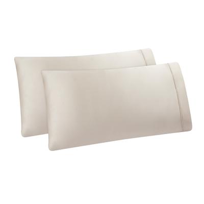 Aston & Arden Tencel Pillowcase King Beige (2/Pack) (P-SS-KP-400-BG)