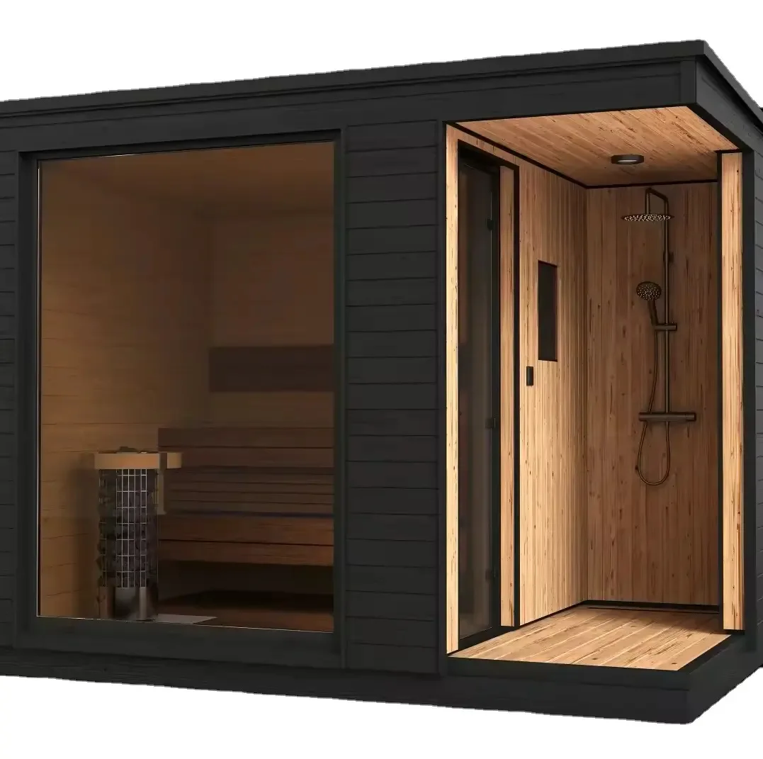 2-6 Personen im Freien traditionelle Smart Sauna Fabrik Sauna Dampfduschraum Image