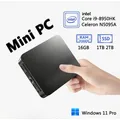 Mini PC Windows 11 Pro Intel i9-8950HK/Celeron N5095A 16 GB RAM 1/2 TB SSD WiFi6 BT5.2 Computer desktop PC tascabile da lavoro