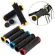 2 pz/set manopole in gomma per bicicletta serratura in lega manopole per manubrio con blocco bilaterale antiscivolo manicotto per manubrio da ciclismo accessori per biciclette