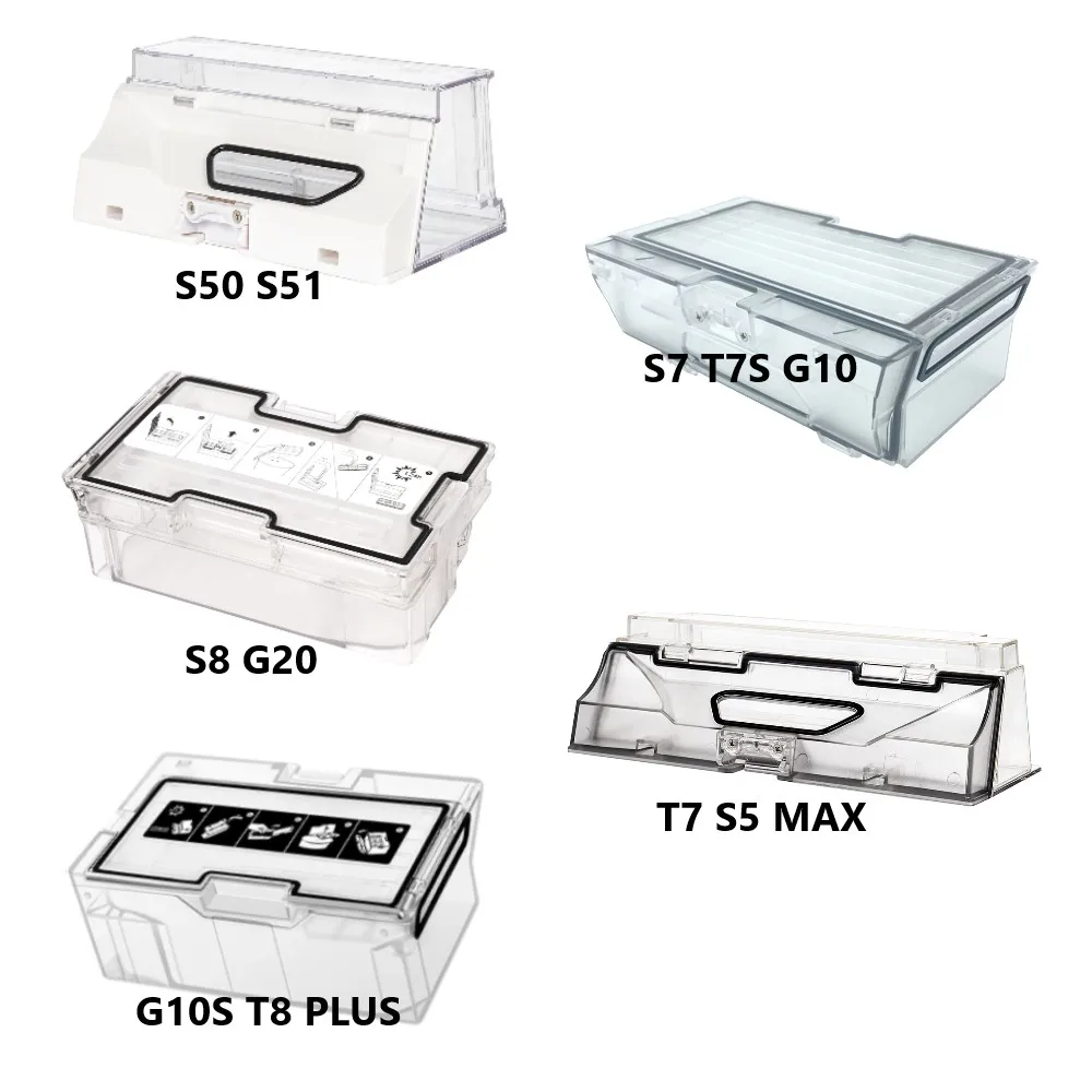 Staubbehälter für Xiaomi Roborock S50 S51, S7 T7S G10, S8 G20, T7 S5 MAX, G10S T8 PLUS Roboter-Staubsauger Ersatz-Staubbox Image