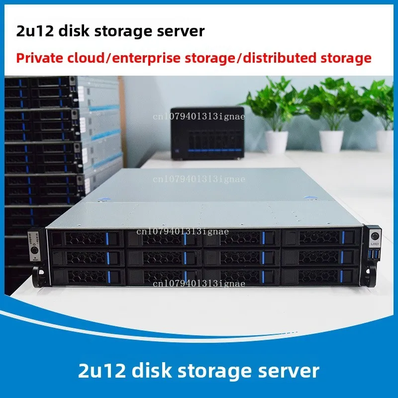 2U 12-Bay Enterprise Storage Server – Supermicro X10 Dual-Node-Gehäuse für private Cloud und verteiltes NAS (Hot-Swap SAS3/SATA3)