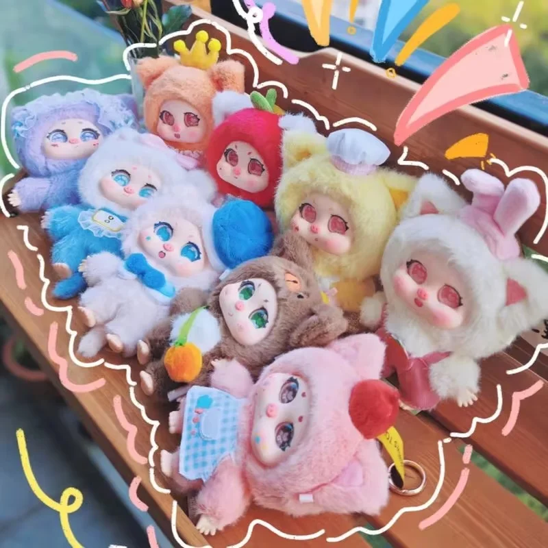 Pig Girl Hami Serie Vinyl Actionfigur 12 cm Blind Box Anhänger Kawaii Puppen Geheimnis Geschenk für Kinder Geburtstagsspielzeug Image