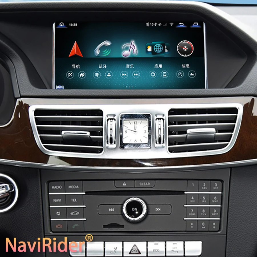 DSP BT Navi AHD Bildschirm Für Mercedes BENZ E Klasse W212 E200 E230 E260 E300 S212 W207 2015 Carplay 8,8 ZOLL Android 14 Auto Radio Image