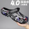 2025 männer Sommer Clogs Sandalen Eva Hausschuhe Männer Mode Flache Sandalen Männer Freizeit Rutschen Männer Casual Schuhe Plus Größe 46 47
