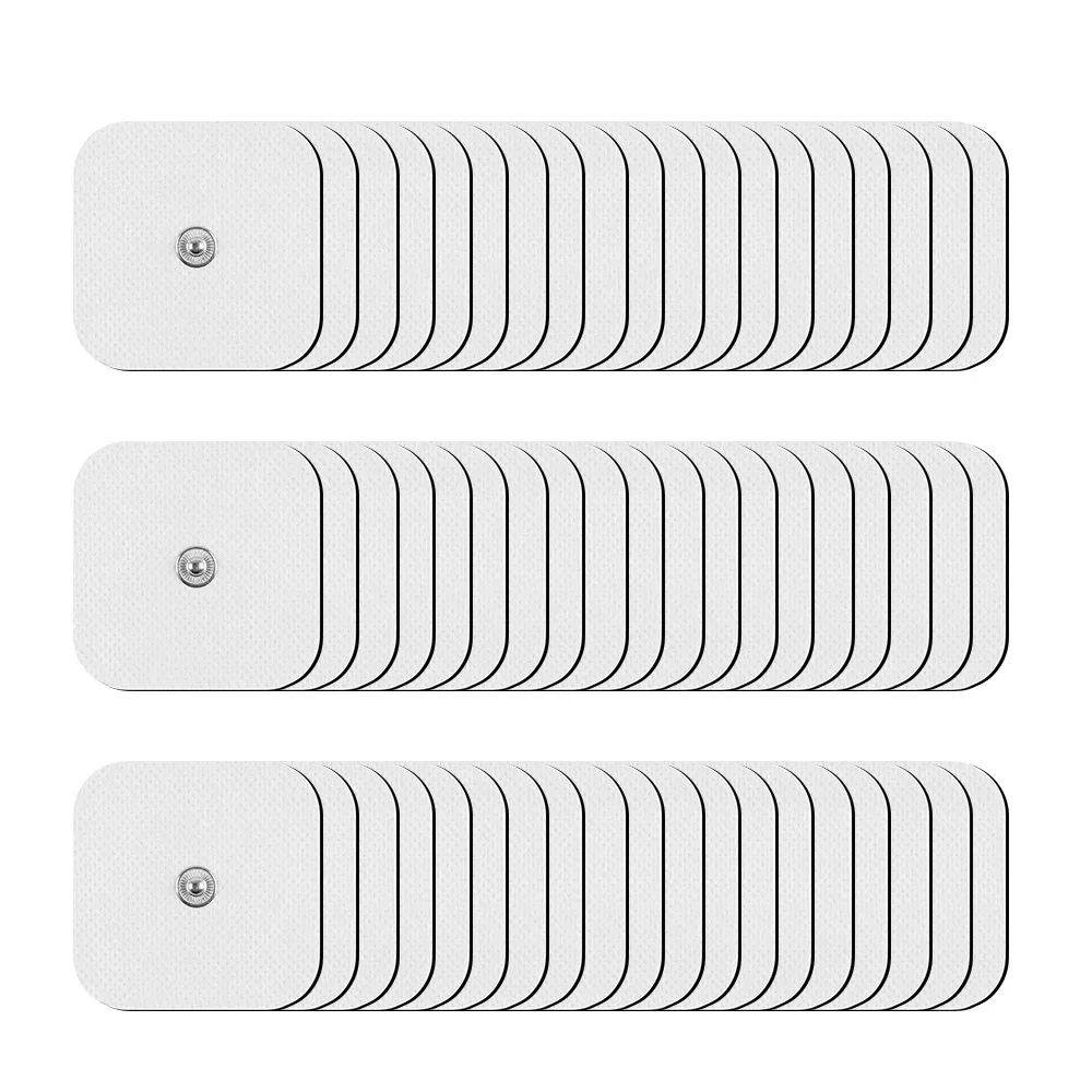 10/20PCS 5x5cm Elektroden Pads Gel Patch Wiederverwendbare Zehn Akupunktur EMS Patch für Physiotherapie therapie Körper Massager Zubehör Image
