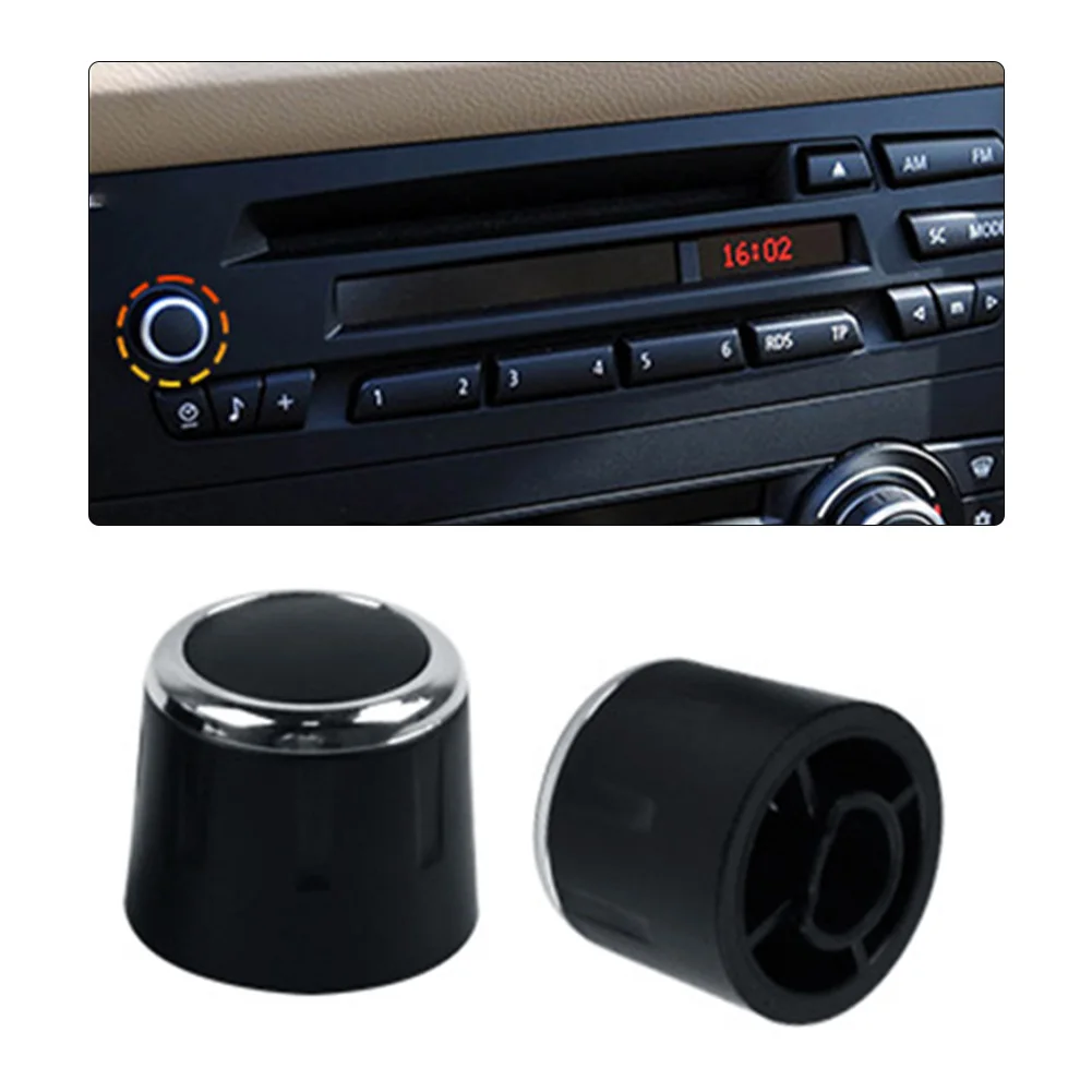 1 stücke Radio Audio Panel Volumen Dreh Schalter Knopf Für BMW Für X1 Für E84 65129119442 CD Control Drehknopf bildschirm Schalter Taste Image