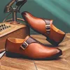 Herren-Lederschuhe für Herren, klassisch, braun, Anzug-Kleiderschuhe, Herren, lässig, Business, formelle Schuhe, Herren, große Größe 46, spitze Zehenschuhe