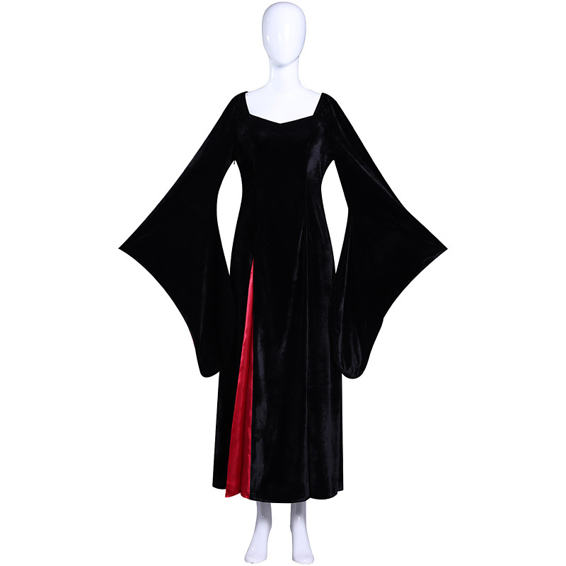 Gothic Horror Dark Academia Dress Costume Fancy Dress Gothic for Women's Adults Halloween Carnival Performance Party Dress