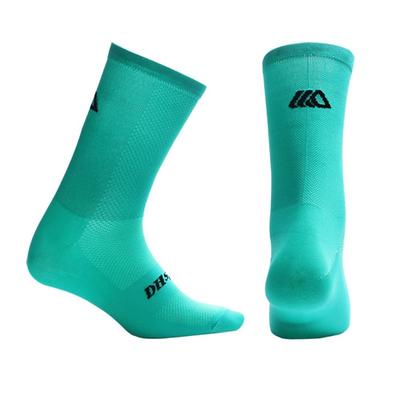 Socks Cycling Socks Bike Socks Sports Socks Athletic Socks Camping / Hiking Hiking Outdoor Exercise Bike / Cycling High Elasticity Comfortable Breathable 1 Pair Letter Number Nylon Spandex Black