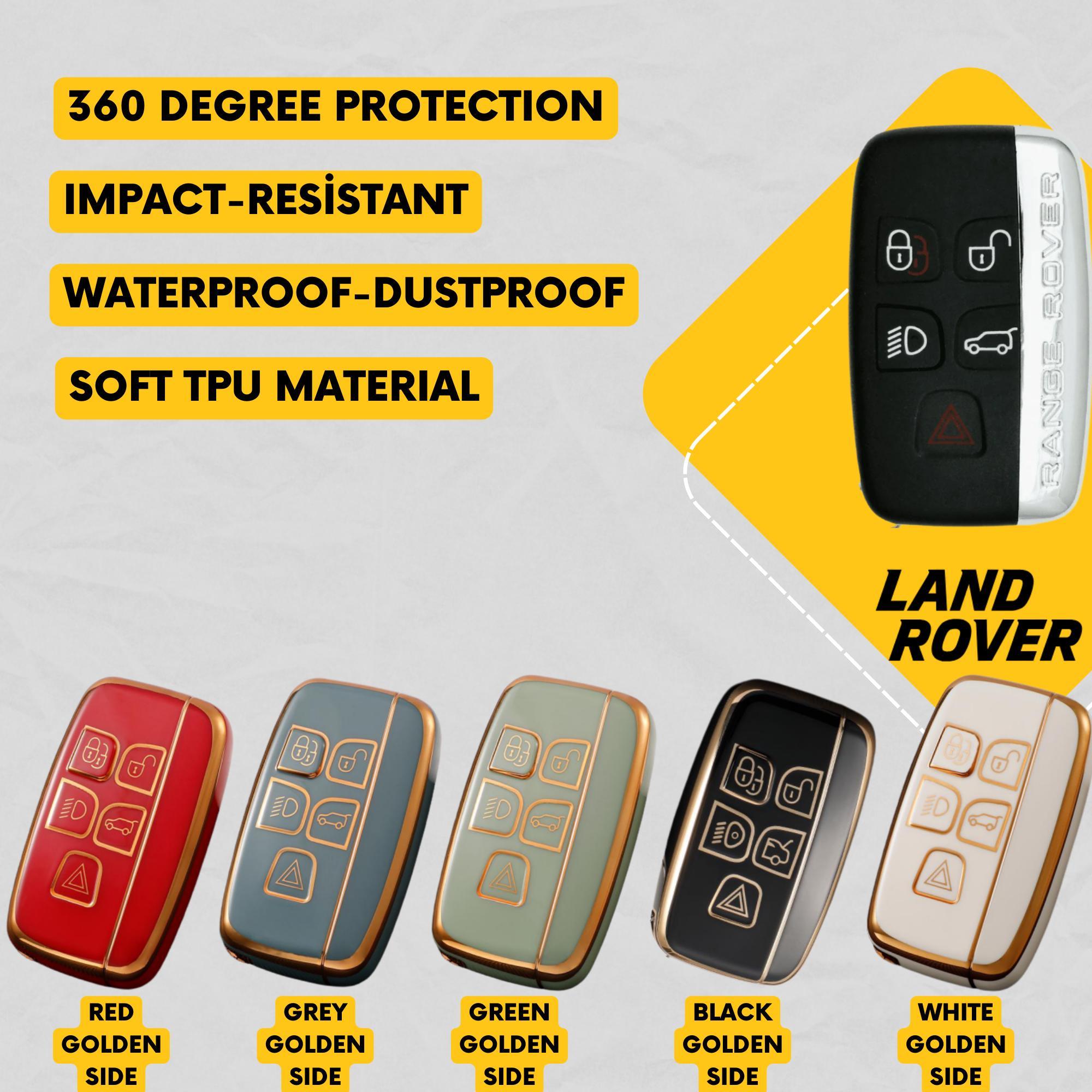 Custodia per chiave a 5 pulsanti LAND ROVER JAGUAR per F-Pace, F-Type, Xe, Xf, Xj, Discovery, Lr4 - Smart Case