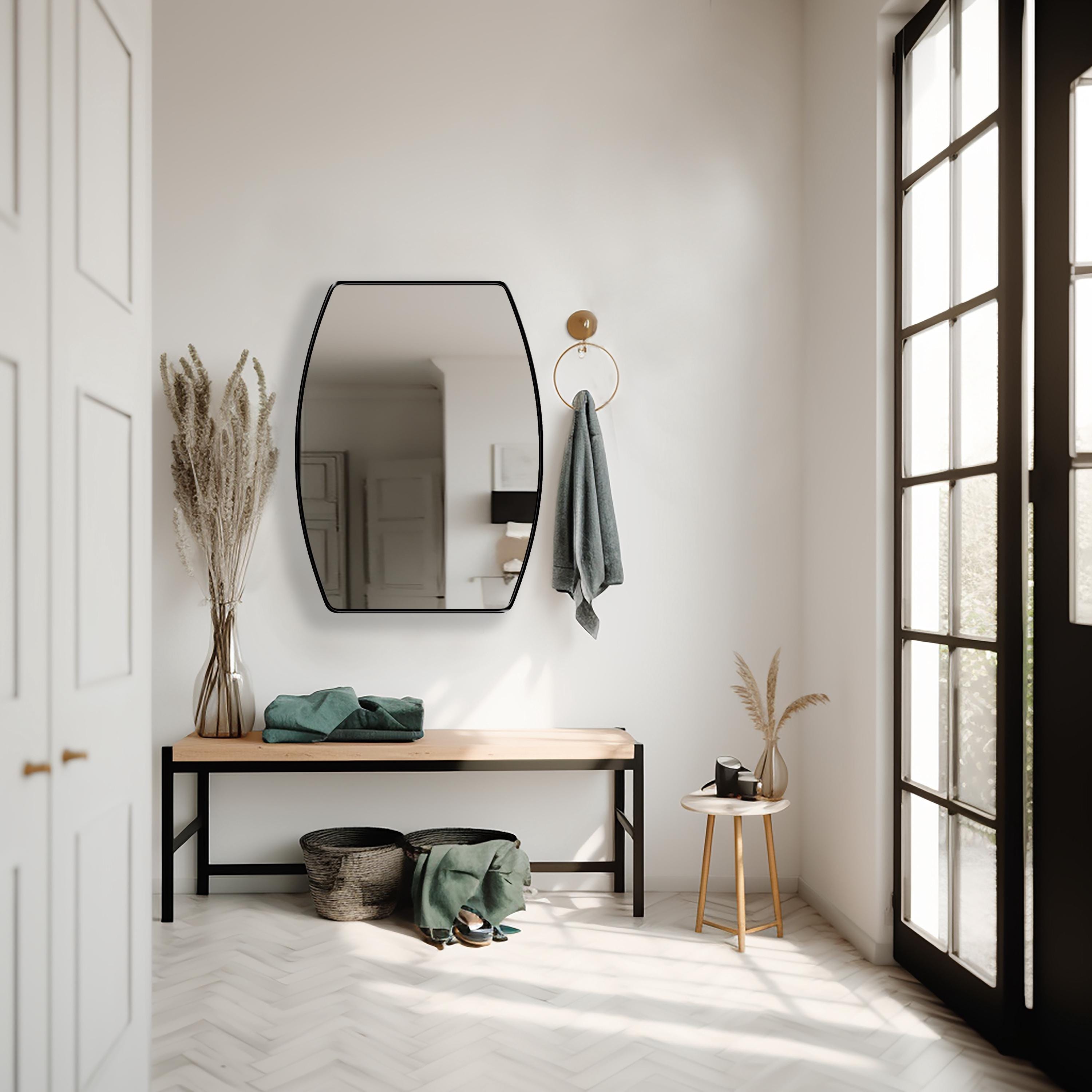 Elegante specchio da parete, specchio da toeletta estetico, specchio decorativo da parete, specchio per il bagno di servizio - Elegante specchio di de