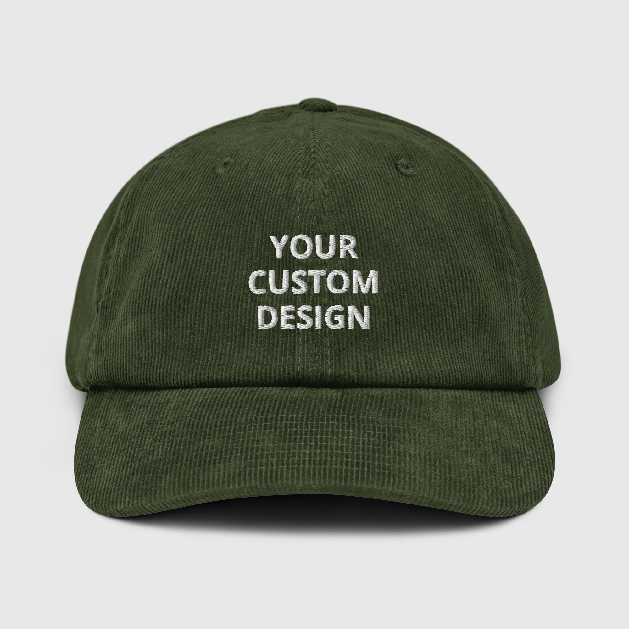 Cappello in velluto a coste ricamato, berretto in velluto a coste, cappello da baseball personalizzato, berretto personalizzato, berretto da baseball