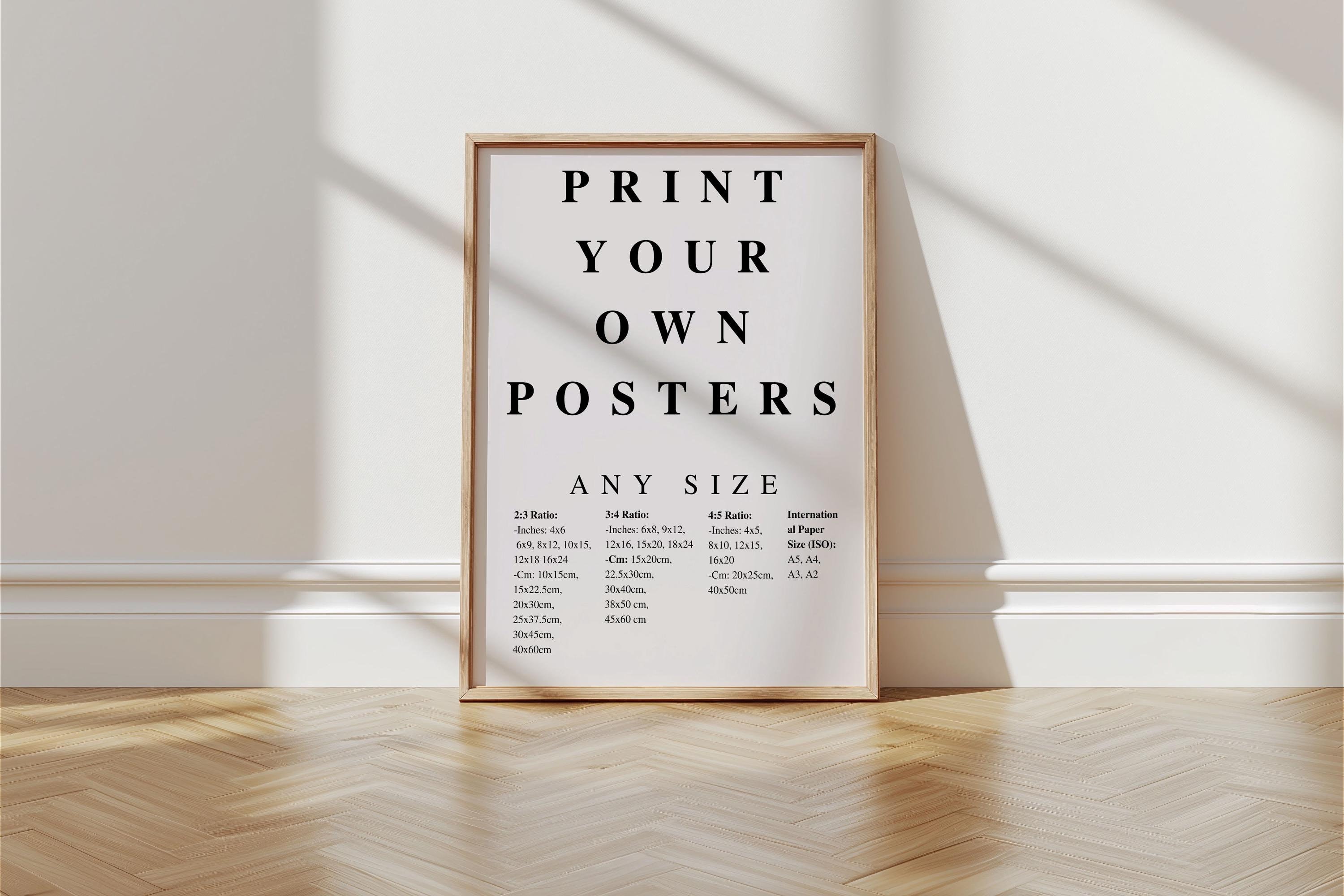 Stampa il tuo poster personalizzato, Stampa di poster personalizzati, Poster personalizzato, Stampa di alta qualità, Poster cinematografico, Poster pe