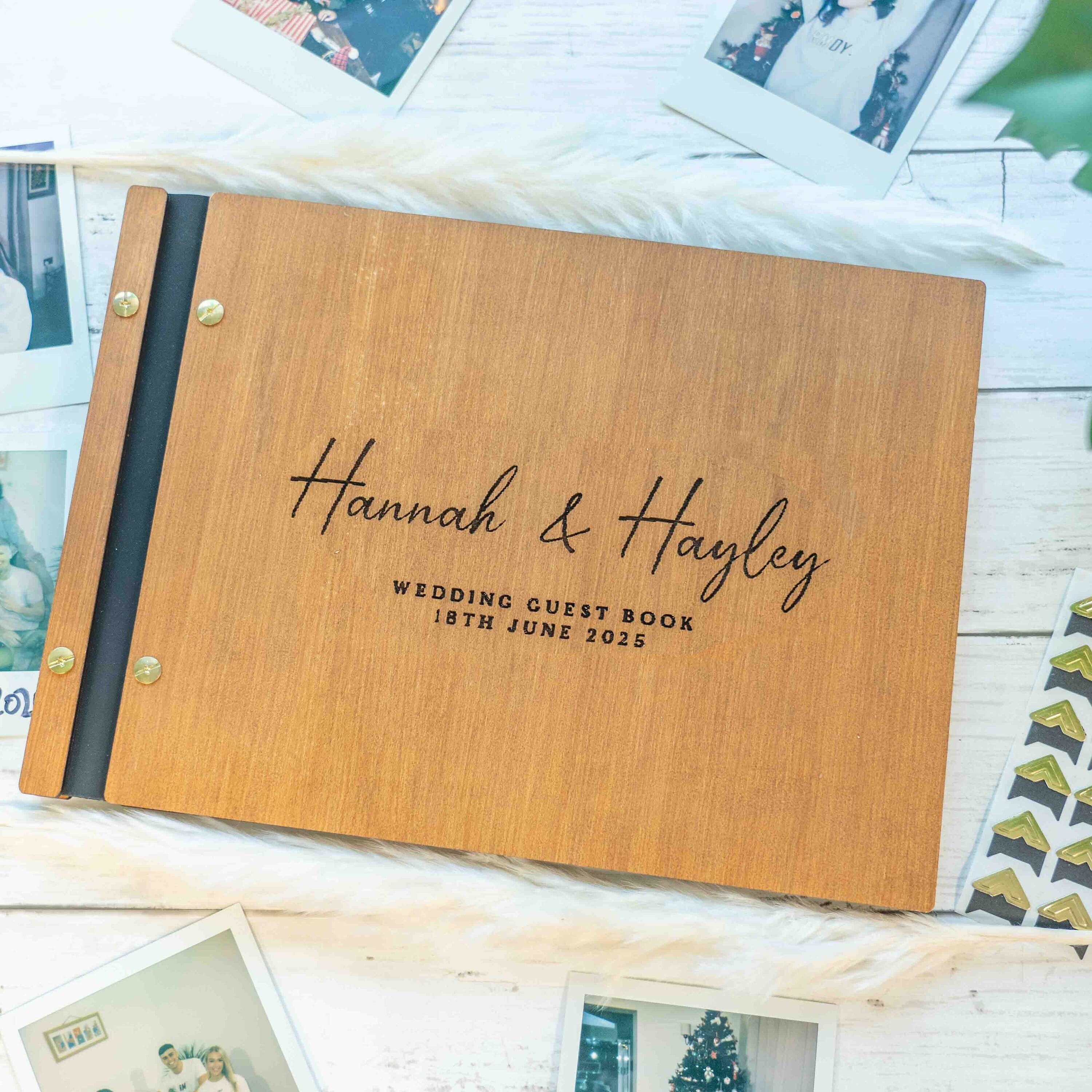 Libro degli ospiti alternativo, libro degli ospiti in legno per firme, libro degli ospiti per matrimonio, libro degli ospiti per compleanno, libro del