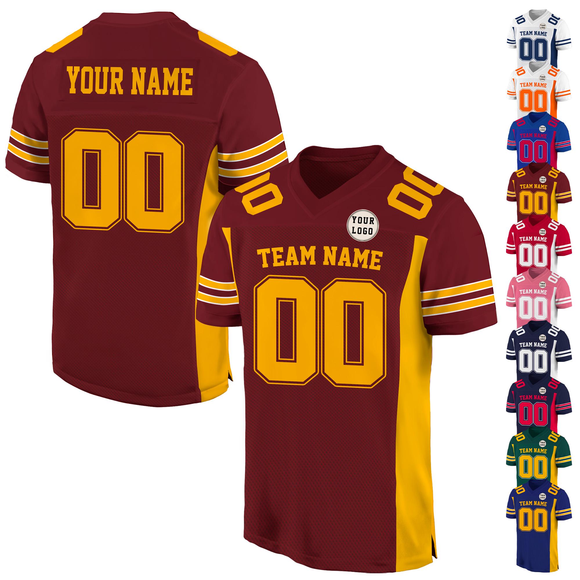 Maglia da calcio personalizzata per adulti e bambini, maglia da calcio personalizzata con nome e numero della squadra, maglia personalizzata per tifos