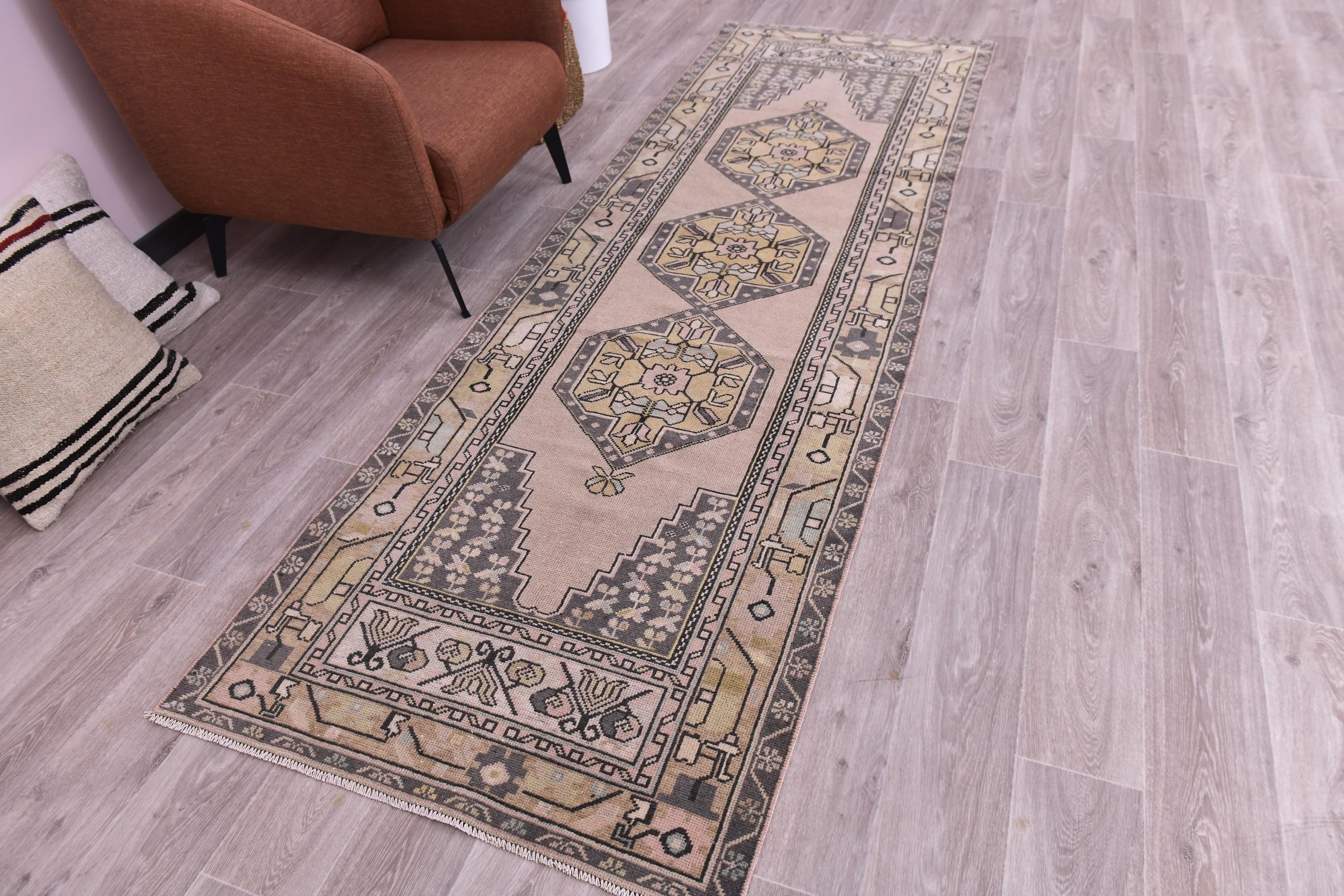 Tappeto da corridoio vintage 3x10, tappeto vintage 3x10, tappeto da corridoio 3x10, tappeto 3x10, tappeto turco 3x10, tappeto smorzato 3x10, tappeto d